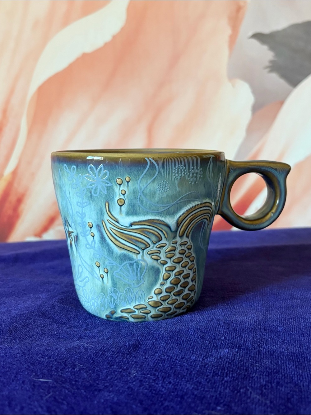 Starbucks Mug Mermaid Tail 2014 Anniversary Collection Coffee Mug
